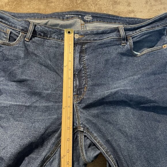 Old Navy Jeans Women 22 Plus High Rise Rockstar Super Skinny Medium Wash Pants - Picture 7 of 7